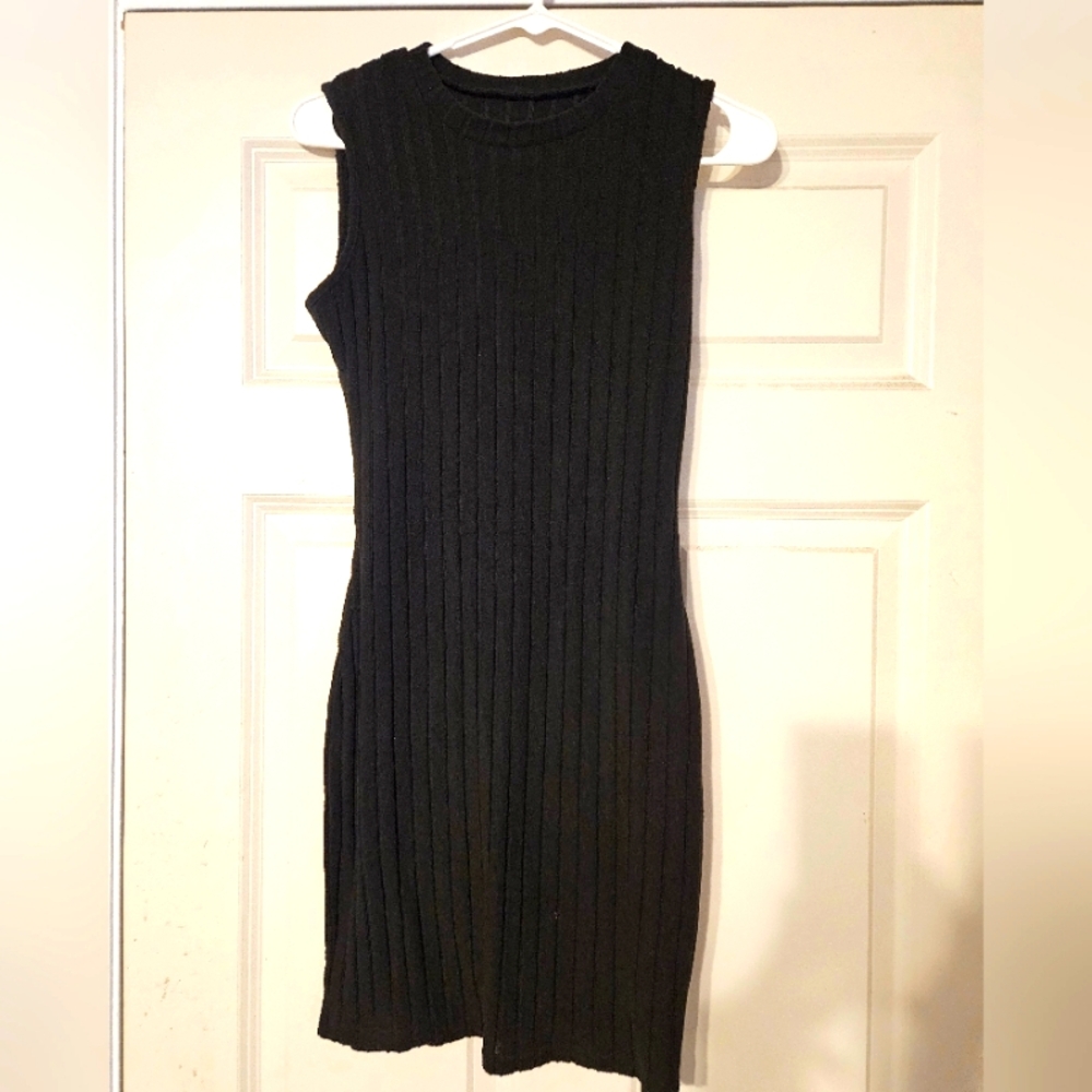 Fitted Black Mini Dress